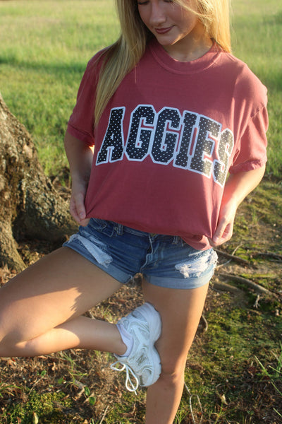 Aggies Comfort Colors Tee