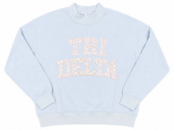 Tri Delta Mock Neck