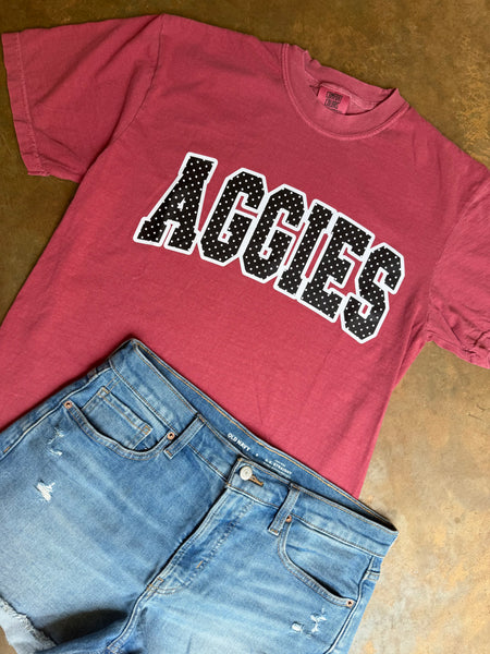 Aggies Comfort Colors Tee