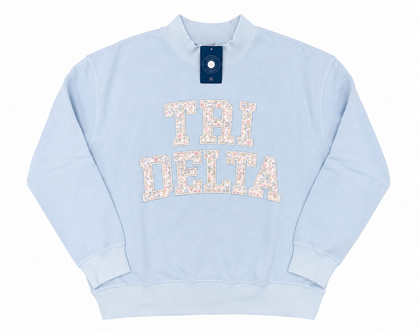 Tri Delta Mock Neck