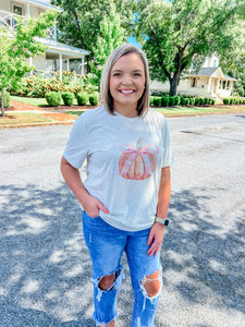 Pumpkin Bow tee