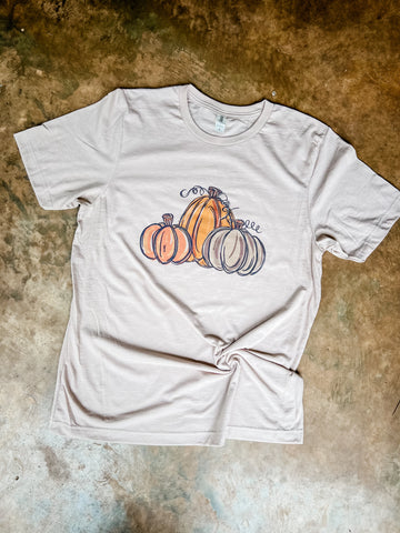 Trio Pumpkin tee