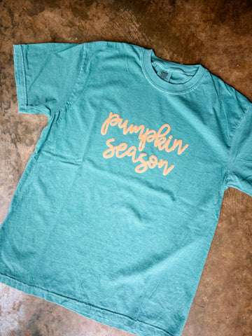 Pumpkin Season Hand-lettering tee