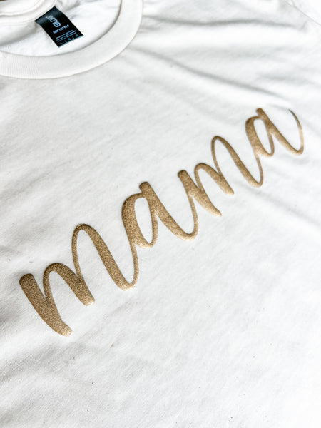 Gold Mama Puff tee