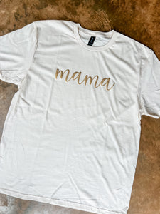 Gold Mama Puff tee